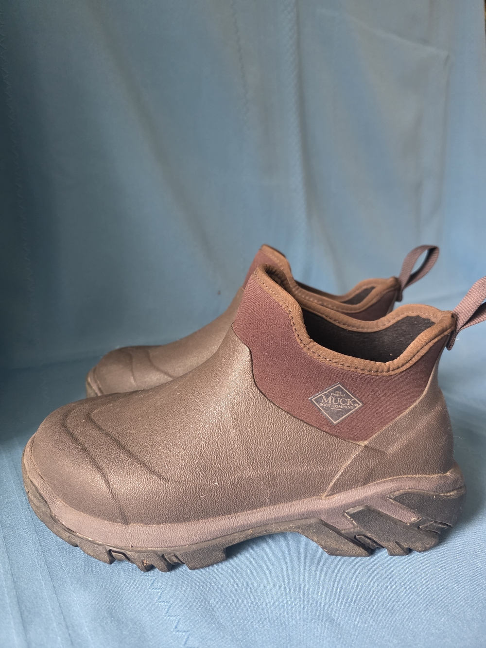 Muck Boot Company Men’s 7 / Women’s 8–8.5 Rubber Slip‑On Outdoor Boots Brown Uni